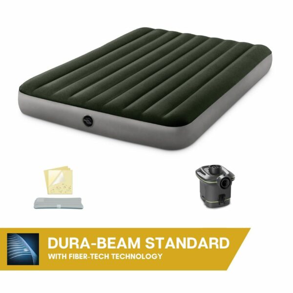 Intex Prestige Airbed Queen Dura-Beam matracpumpa mellékelve, 152x203x25cm - Image 6