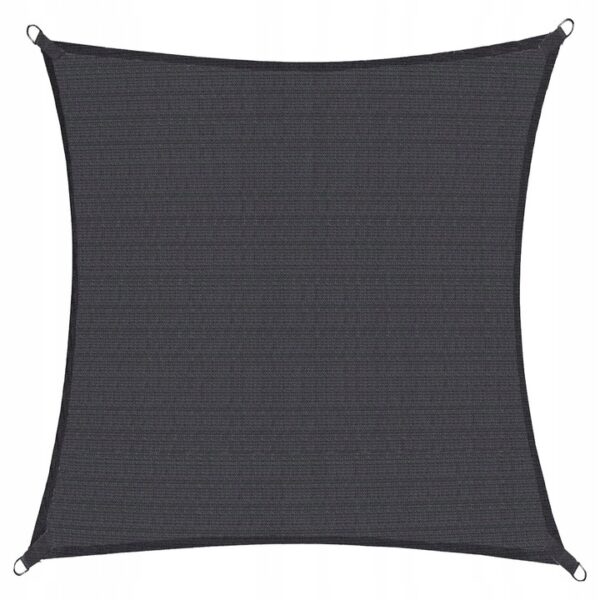 Copertina prelata de soare Sersimo SN159, patrata, impermeabila cu protectie UV, 5x5m, gri inchis