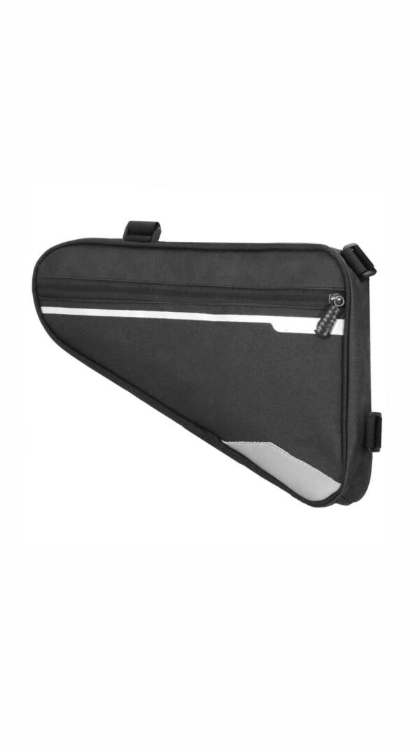 Geanta bicicleta impermeabila, cu buzunar pentru telefon, 30x21x5cm, negru