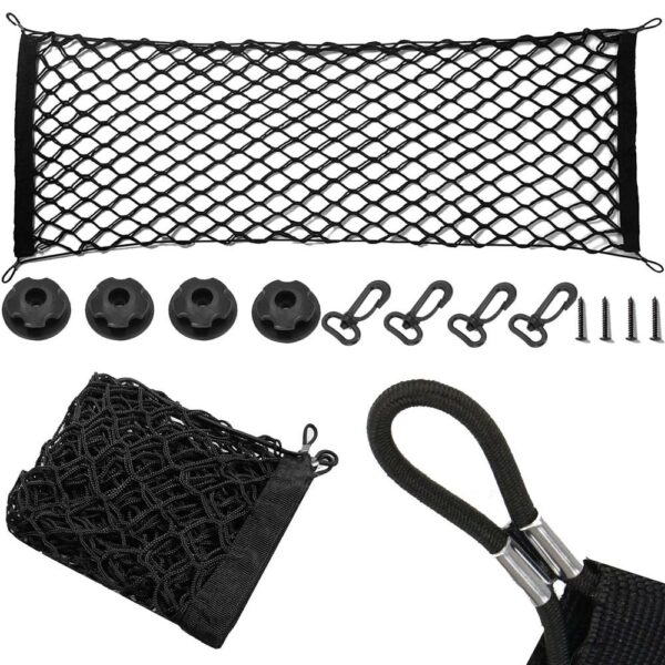 Plasa pentru separare sau fixare in portbagaj, cu sistem complet montare, 150x60cm - Image 13