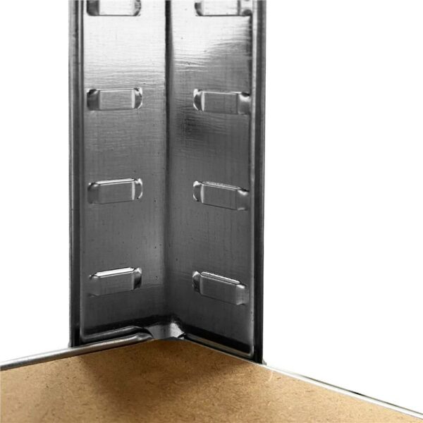 Sarokpolc moduláris fém kerettel tároláshoz, 5 polc, 180x90x40cm, terhelés 875kg - Image 13