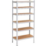 Raft cadru metalic modular pentru depozitare, 6 polite, 225x110x50cm, sarcina 900kg