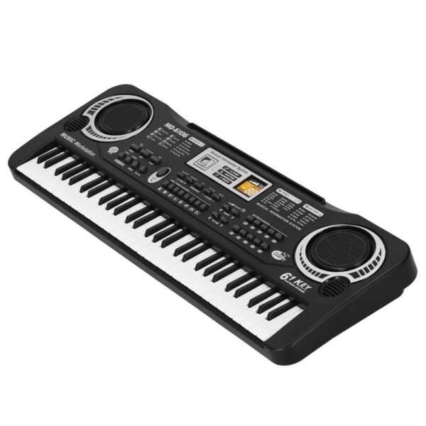 Orga electronica pentru copii, cu microfon, 61 chei, modul invatare, 54x17x5cm - Image 15