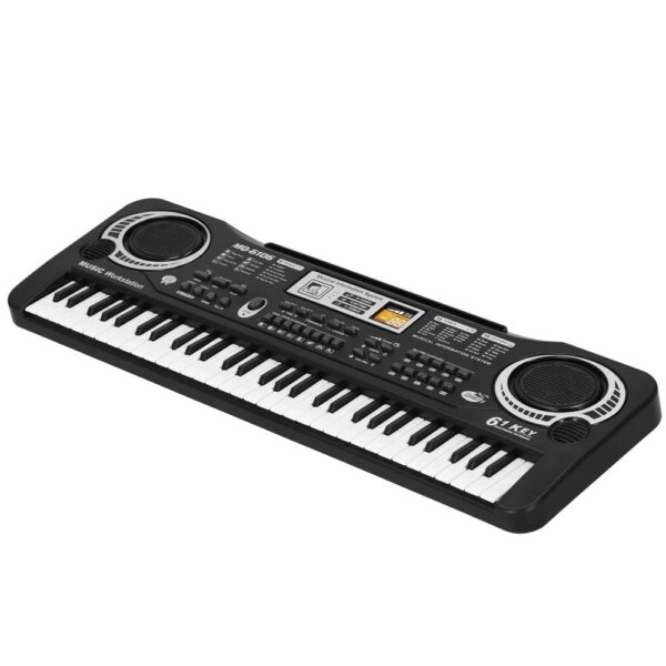Orga electronica pentru copii, cu microfon, 61 chei, modul invatare, 54x17x5cm - Image 16