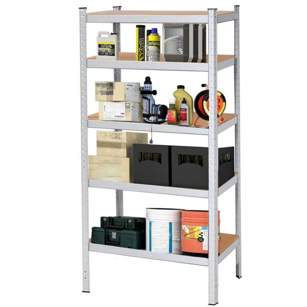 Raft cadru metalic modular pentru depozitare, 5 polite, 180x90x30cm, sarcina 875kg - Image 21