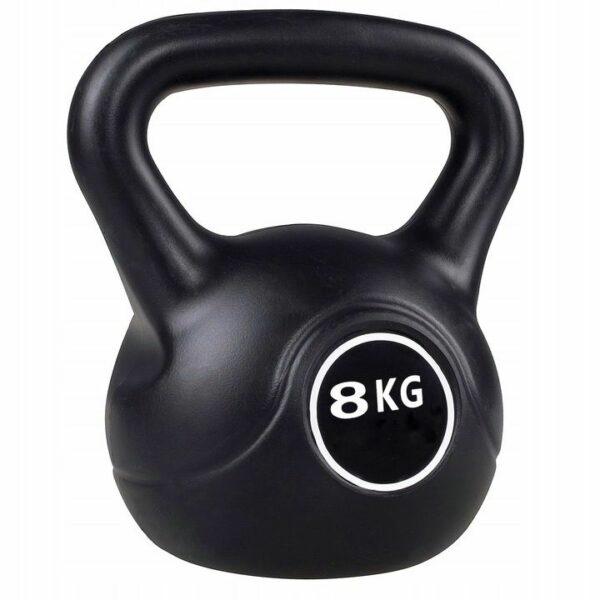 Kettlebell súlyzó 8kg fekete - Image 5