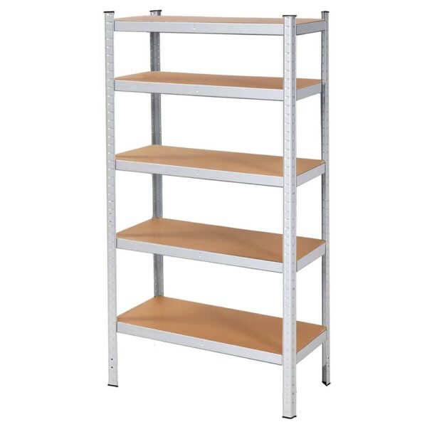 Raft cadru metalic modular pentru depozitare, 5 polite, 180x90x30cm, sarcina 875kg - Image 4