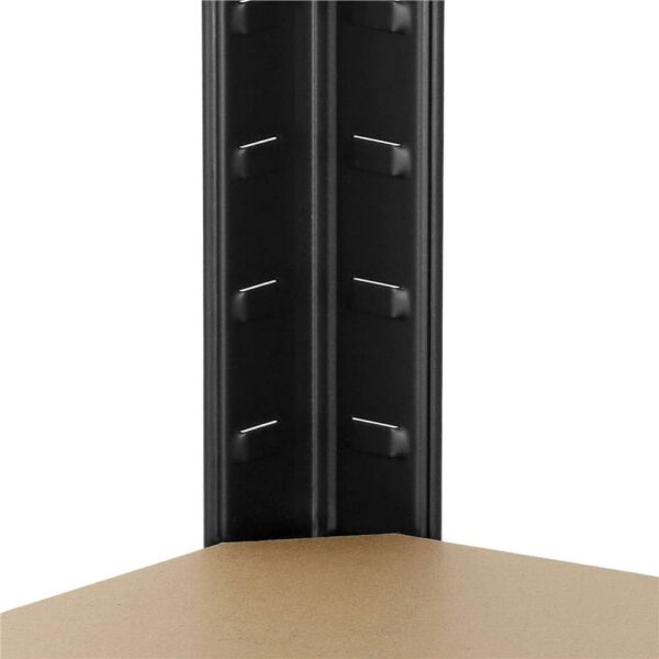 Raft cadru metalic modular pentru depozitare, 5 polite, 180x90x40cm, sarcina 825kg - Image 4
