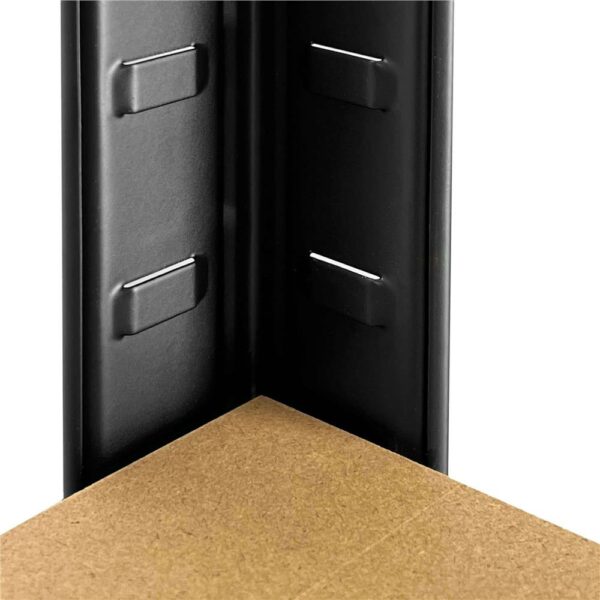 Raft cadru metalic modular pentru depozitare, 5 polite, 180x90x40cm, sarcina 825kg - Image 5