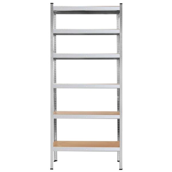 Raft cadru metalic modular pentru depozitare, 6 polite, 225x110x50cm, sarcina 900kg - Image 5