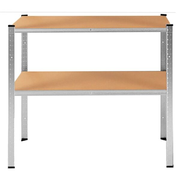 Raft cadru metalic modular pentru depozitare, 5 polite, 180x100x60cm, sarcina 1000kg - Image 7