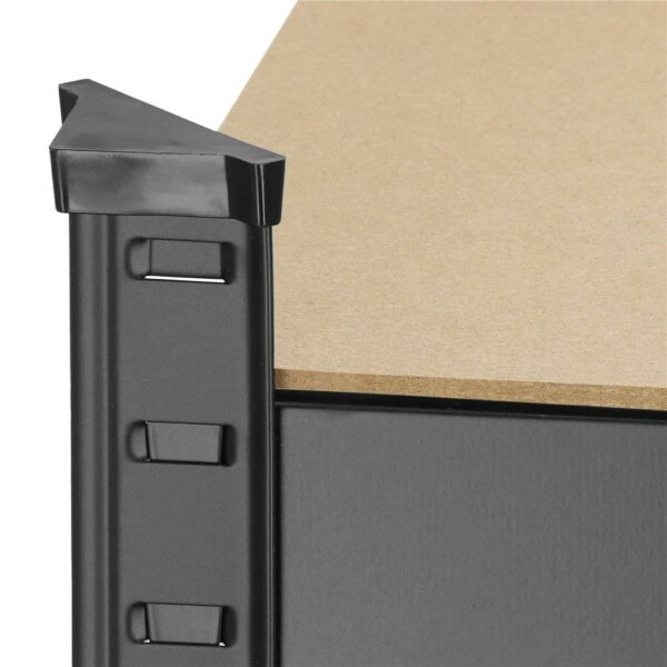Raft cadru metalic modular pentru depozitare, 5 polite, 180x90x40cm, sarcina 825kg - Image 7