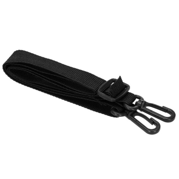 Geanta portbagaj bicicleta, 1 compartiment si 3 buzunare laterale, 40x20x17cm, negru cu elemente reflectorizante gri - Image 8