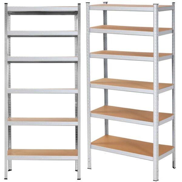 Raft cadru metalic modular pentru depozitare, 6 polite, 225x110x50cm, sarcina 900kg - Image 8