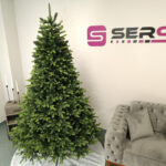 Műfenyő Christmas Deluxe by Sersimo, Carpati zöld csúcsú, 2D+3D, 230 cm