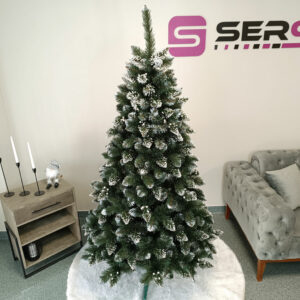 Műfenyő Christmas Deluxe by Sersimo, Crystal havas áfonyás, 2D, 200 cm