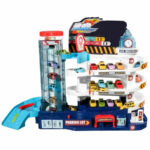 Körút autóparkolóval, fényekkel és hangokkal, 6 kocsi, szintek lifttel