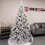 Műfenyő Christmas Deluxe by Sersimo, Victoria havas, 2D, 250 cm
