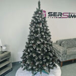 Műfenyő Christmas Deluxe by Sersimo, Crystal havas áfonyás, 2D, 220 cm