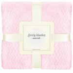 Bolyhos takaró 2 személyes, 2 lány részére, texturált, 200x220cm, rózsaszín