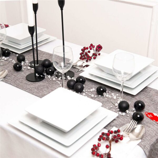 Set globuri de Craciun, 25 bucati, 3 modele, 2,5cm si 4cm, negru - Image 10