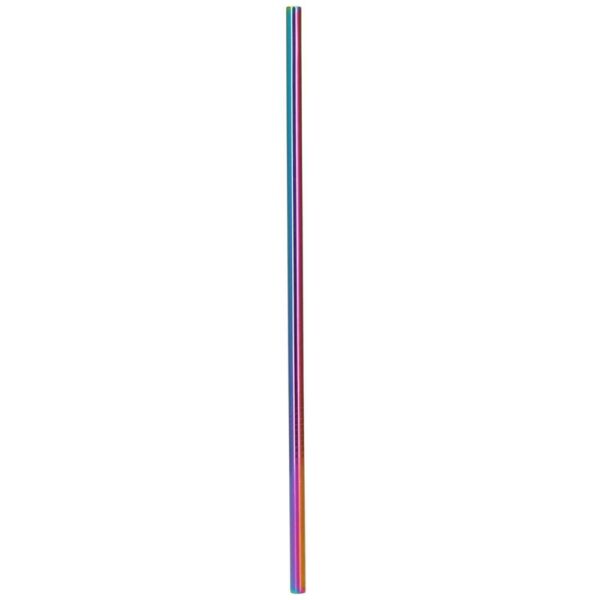 8 db tarka fém szívószál készlet, többször használható, tároló tokkal és tisztítókefével, 215x6 mm - Image 10