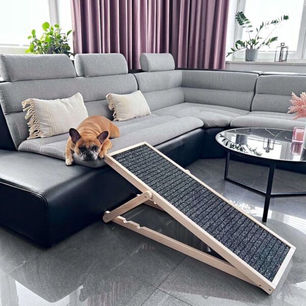 Rámpa kutyáknak 3 állítható fokozattal 42-59cm, csúszásmentes, hossza 103cm - Image 11
