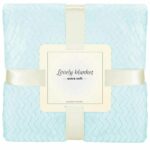 Bolyhos takaró 2 személyes, 2 lány részére, texturált, 200x220cm, kék