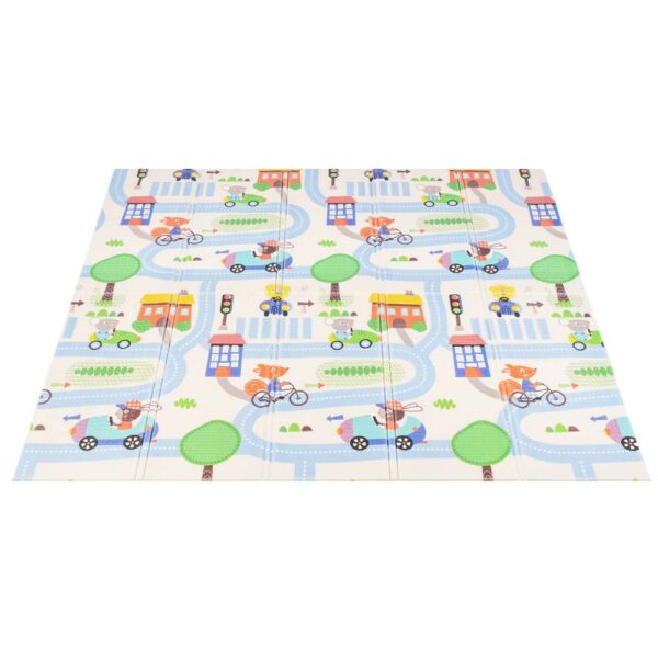 Covor pentru copii, din spuma moale XPE, non-alergic, 179×197 cm, multicolor - Image 13