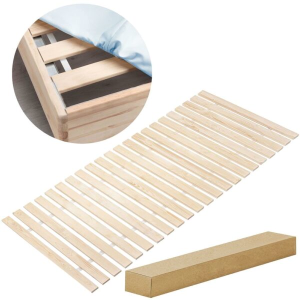 Somiera de pat cu sipci din lemn de pin si molid Premium, 23 benzi, 80x200cm - Image 14