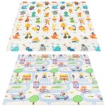 Covor pentru copii, din spuma moale XPE, non-alergic, 179×197 cm, multicolor