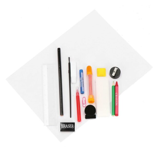 Set de pictura si desen pentru copii, 208 de piese, trusa plastic albastru - Image 14