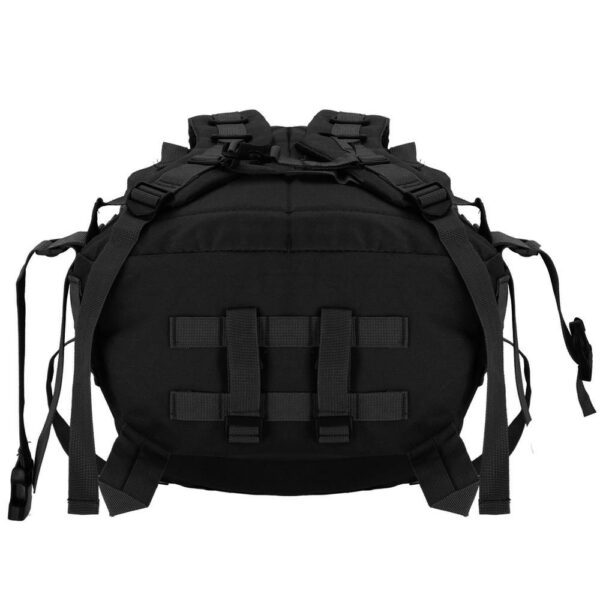Rucsac militar pentru drumetie, impermeabil, compartimentat, 35L, negru - Image 13