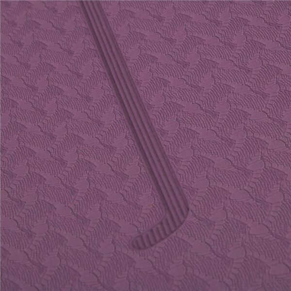 Saltea pentru antrenament, yoga, fitness, aerobic, pilates, exercitii la sol, 183x61cm, violet - Image 15