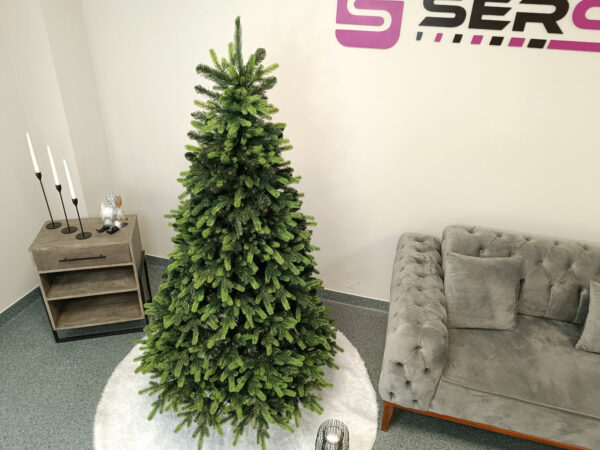 Műfenyő Christmas Deluxe by Sersimo, Carpati zöld csúcsú, 2D+3D, 180 cm - Image 2