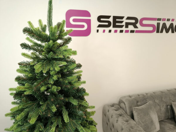 Műfenyő Christmas Deluxe by Sersimo, Carpati zöld csúcsú, 2D+3D, 180 cm - Image 13