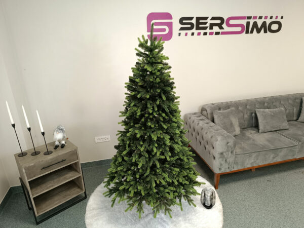 Műfenyő Christmas Deluxe by Sersimo, Carpati zöld csúcsú, 2D+3D, 180 cm - Image 18