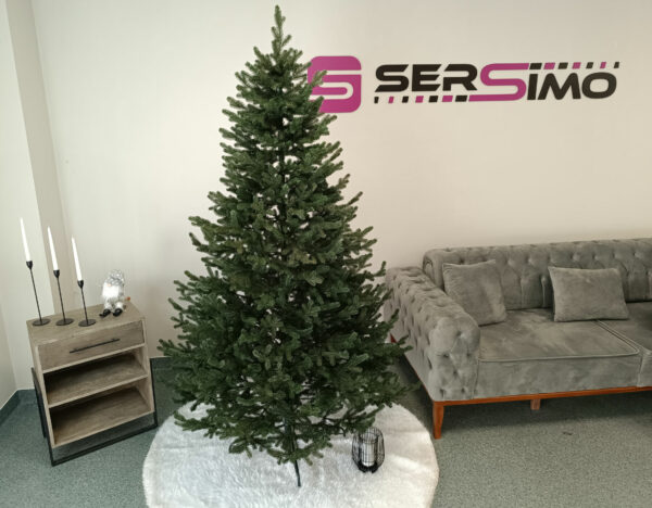 Műfenyő Christmas Deluxe by Sersimo, Viena zöld, 3D, 210cm - Image 15
