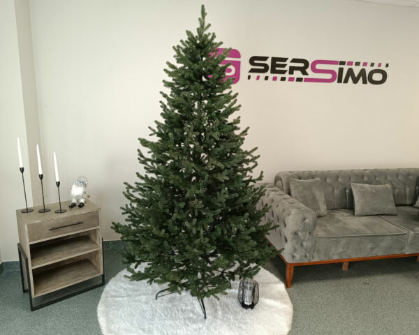 Műfenyő Christmas Deluxe by Sersimo, Viena zöld, 3D, 210cm - Image 13