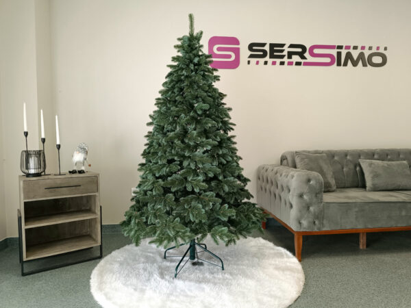 Műfenyő Christmas Deluxe by Sersimo, Canada ezüst, 3D, 180 cm - Image 5