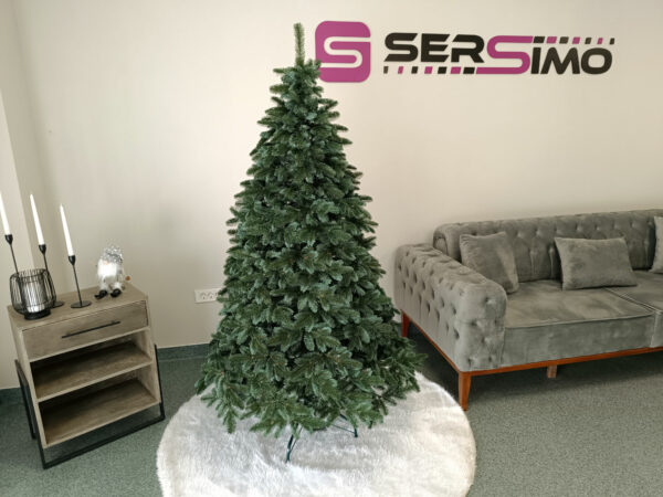 Műfenyő Christmas Deluxe by Sersimo, Canada ezüst, 3D, 180 cm - Image 11