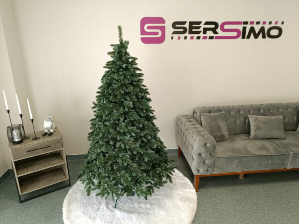 Műfenyő Christmas Deluxe by Sersimo, Canada ezüst, 3D, 180 cm - Image 7
