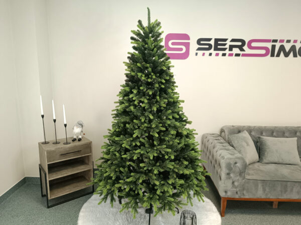 Műfenyő Christmas Deluxe by Sersimo, Carpati zöld csúcsú, 2D+3D, 210 cm - Image 4