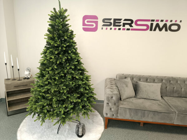 Műfenyő Christmas Deluxe by Sersimo, Carpati zöld csúcsú, 2D+3D, 210 cm - Image 19