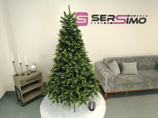 Műfenyő Christmas Deluxe by Sersimo, Carpati zöld csúcsú, 2D+3D, 210 cm - Image 13