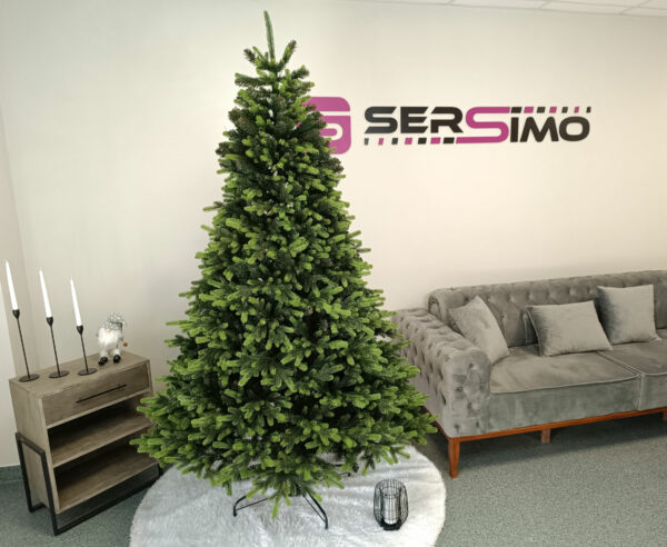Műfenyő Christmas Deluxe by Sersimo, Carpati zöld csúcsú, 2D+3D, 230 cm - Image 4