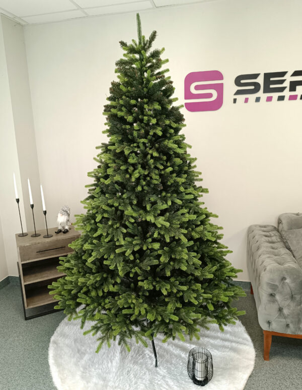 Műfenyő Christmas Deluxe by Sersimo, Carpati zöld csúcsú, 2D+3D, 230 cm - Image 5