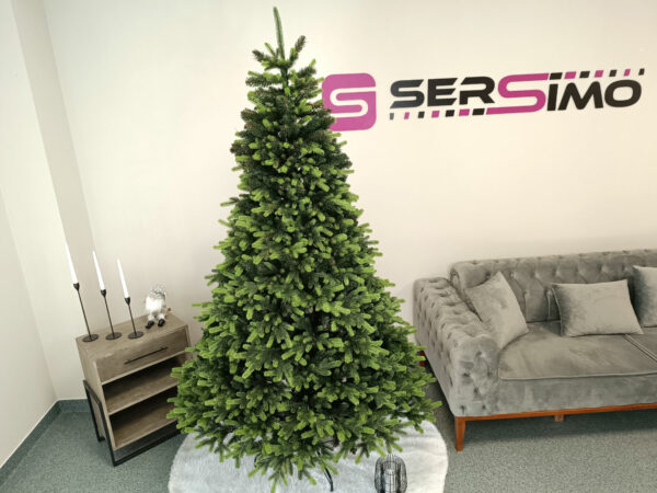 Műfenyő Christmas Deluxe by Sersimo, Carpati zöld csúcsú, 2D+3D, 230 cm - Image 19