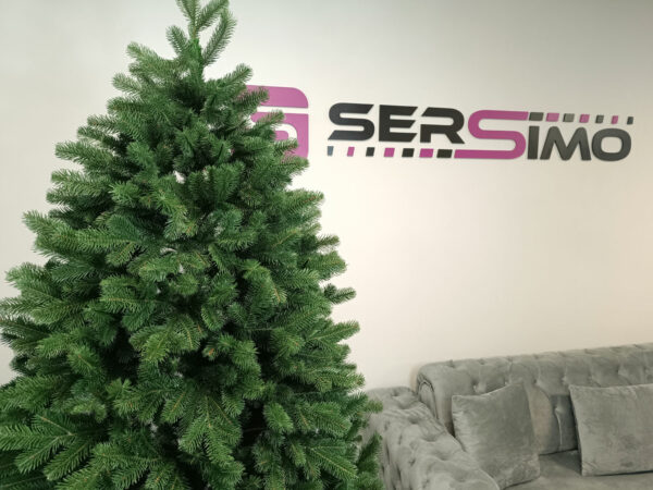 Műfenyő Christmas Deluxe by Sersimo, Kovalivska zöld, 3D, 210 cm - Image 15