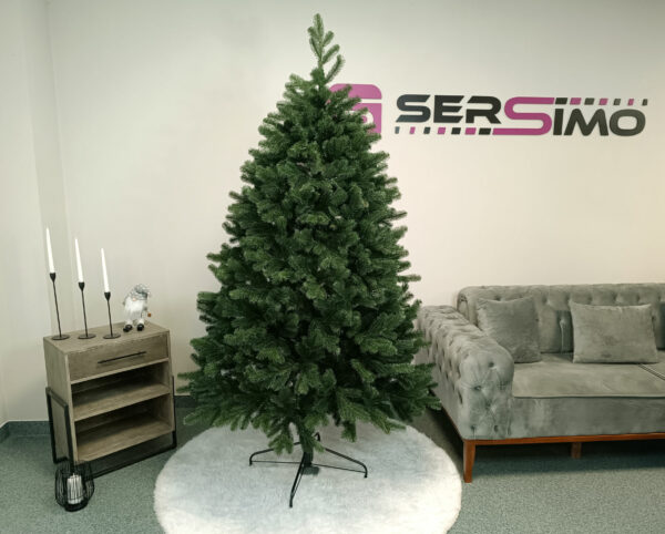 Műfenyő Christmas Deluxe by Sersimo, Kovalivska zöld, 3D, 210 cm - Image 13